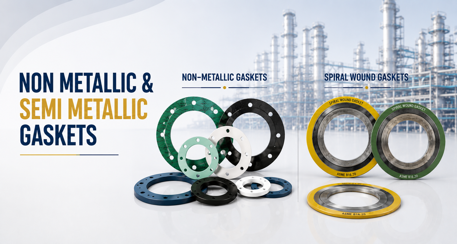 Engineered and specialized industrial gaskets